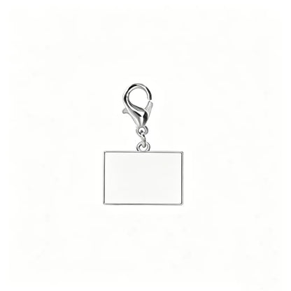 10*6.6Mm Country Flag Charms for Jewelry Making DIY Bracelet Stainless Steel Fashion Jewelry Recording Your Travel Memories